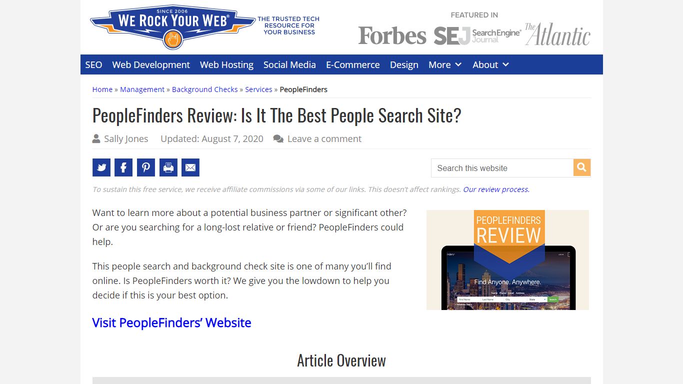 PeopleFinders Review: Is It The Best People Search Site?